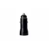 IWH dvigubas USB-C automobilinis įkroviklis 2,1A juodas 019053