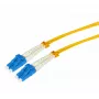 Tecline HD vienmodis OS2 LC Duplex į LC Duplex optinis pataisos kabelis, 9/125 µm, geltonas, 5 m 799LL05