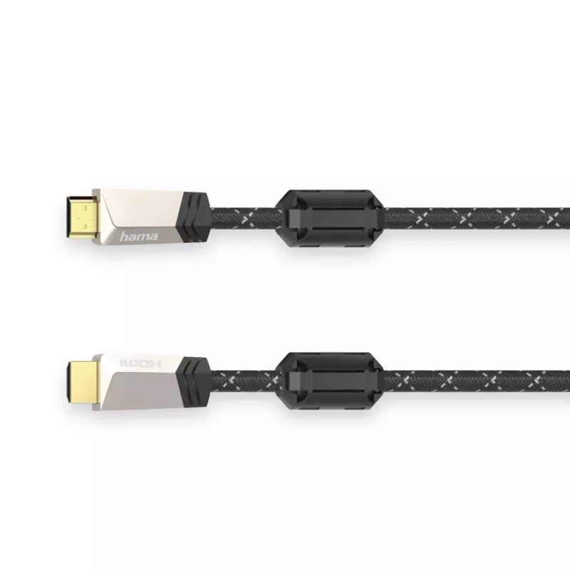 Hama 00205024 HDMI kabelis 0,75 m HDMI Type A (Standard) juodas, rožinis