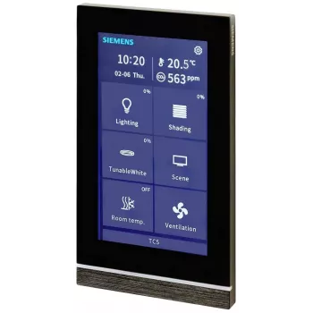 Siemens Touch Control TC5 5 Panel, juodas, įleidžiamas 205/22 (5WG12052AB22)