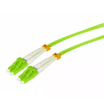 Tecline HD Fiber Optic komutacinis kabelis OM5 50/125µm LC Duplex į LC Duplex, Lime Green, 7,5 m 796LL07