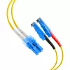 EFB-Elektronik Duplex Jumper LC-E2000 9/125µ OS2 LSZH geltonas 2.0mm 1m O0364.1