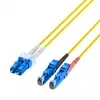EFB-Elektronik Duplex Jumper LC-E2000 9/125µ OS2 LSZH geltonas 2.0mm 1m O0364.1