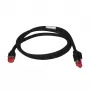 EFB Elektronik K0700SW.0,5 Cat.7 S/FTP LSZH komutacinis kabelis, 0,5 m, juodas