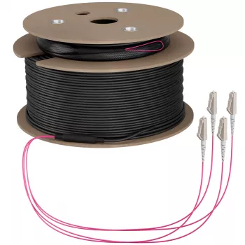 EFB Elektronik magistralinis kabelis U-DQ ZN BH OM4 4G 1x4 LC-LC 180m Dca LSZH O8303S180OM4
