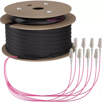 EFB Elektronik magistralinis kabelis U-DQ ZN BH OM4 8G 1x8 LC-LC 70m Dca LSZH - 70 m (O8322S70OM4)