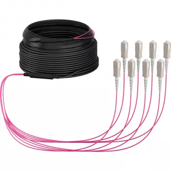 EFB Elektronik magistralinis optinis kabelis U-DQ ZN BH OM4 8G 1x8 SC-SC 30m Dca LSZH O8321S30OM4