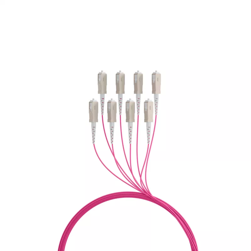 EFB Elektronik magistralinis optinis kabelis U-DQ ZN BH OM4 8G 1x8 SC-SC 30m Dca LSZH O8321S30OM4