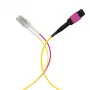EFB Elektronik MPO-PLUS (F) į LC Duplex magistralinis kabelis, OM4, 12 skaidulų, Type B, LSZH, Erika violetinė, 3 m MPOF12LCOM4-3