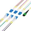 EFB Elektronik MPOF12LCOS2-2 MPO-PLUS/APC(F)-LC magistralinis kabelis OS2 12 skaidulų Type B LSZH geltonas 2m