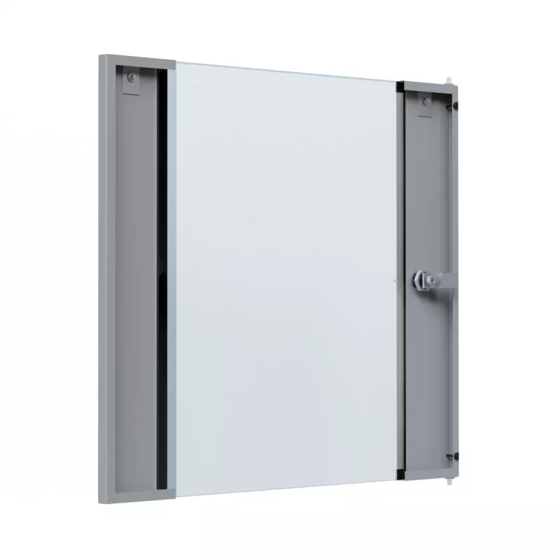 EFB Elektronik stiklinės durelės X-Rack sieniniam 12U korpusui, pilkos RAL 7035 spalvos (WGX-TUR12GR.G)