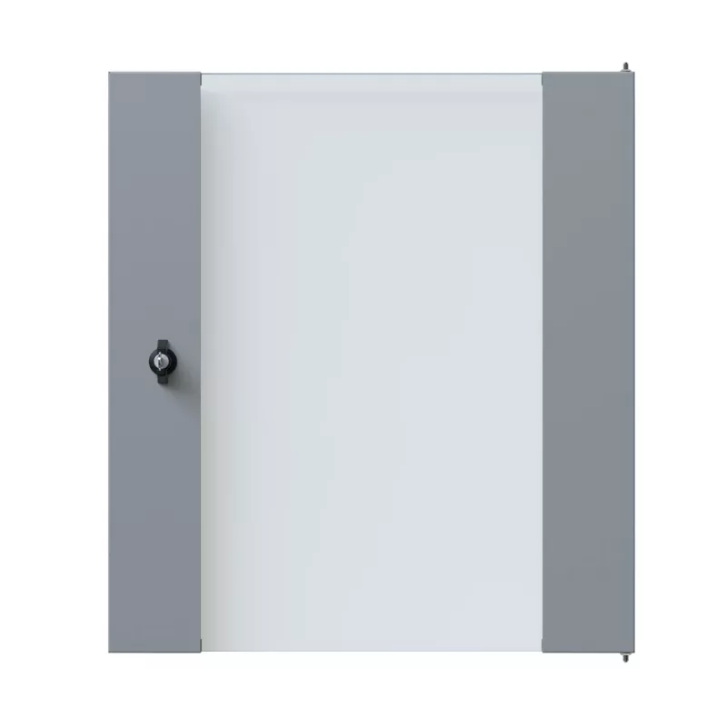 EFB Elektronik stiklinės durelės X-Rack sieniniam 12U korpusui, pilkos RAL 7035 spalvos (WGX-TUR12GR.G)