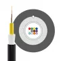 INFRALAN A-DQ(ZN)B2Y OM3 12G (1x12) Fca 2000N juodas 5,8 mm šviesolaidinis kabelis A12M3F1