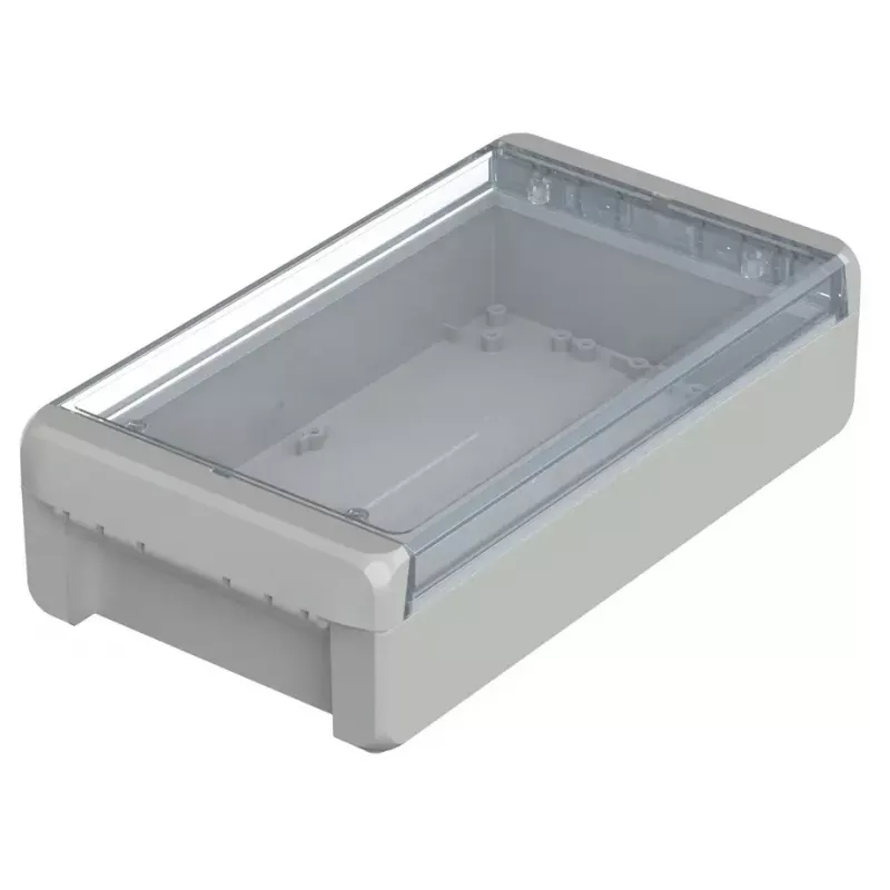 BOPLA EUROMAS II sieninis korpusas, polikarbonatas, šviesiai pilkas (RAL 7035), 60x125x231 mm 96025225