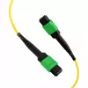 EFB Elektronik MPOF12MPOFOS2-3 MPO-PLUS/APC(F) – MPO-PLUS/APC(F) OS2 viensienis 12 pluoštų Type B LSZH pataisymo kabelis, 3m, geltonas
