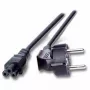 EFB Elektronik EK550.1,8 maitinimo laidas 1,8 m juodas CEE 7/7 į IEC C5