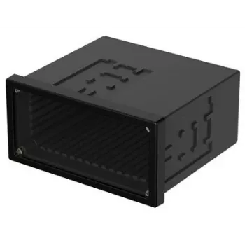 Bopla NGS 9408 UNINORM kištukinis korpusas, 96 x 48 x 85 mm, juodos spalvos RAL 9005 17940801.MT1