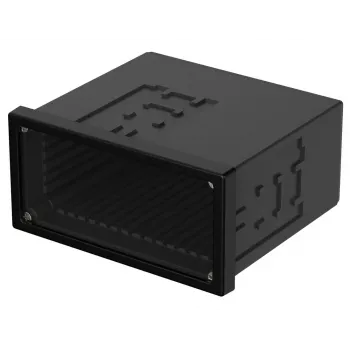 Bopla NGS 9408 UNINORM kištukinis korpusas, 96 x 48 x 85 mm, juodos spalvos RAL 9005 17940801.MT1