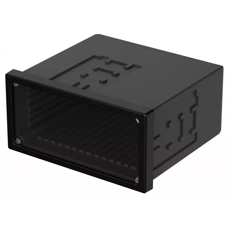 Bopla NGS 9408 UNINORM kištukinis korpusas, 96 x 48 x 85 mm, juodos spalvos RAL 9005 17940801.MT1