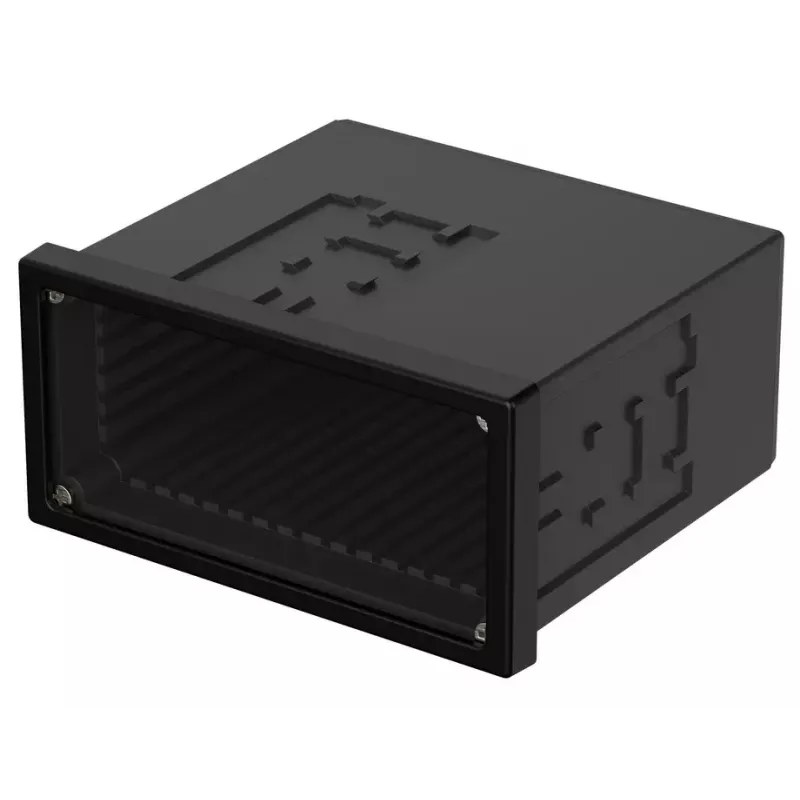 Bopla NGS 9408 UNINORM kištukinis korpusas, 96 x 48 x 85 mm, juodos spalvos RAL 9005 17940801.MT1