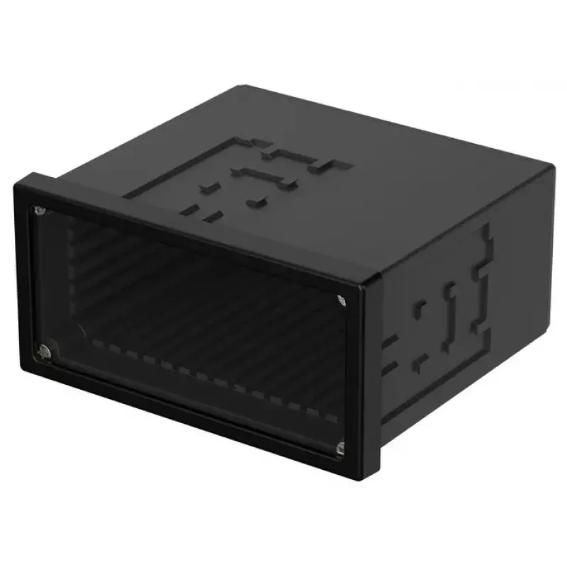 Bopla NGS 9408 UNINORM kištukinis korpusas, 96 x 48 x 85 mm, juodos spalvos RAL 9005 17940801.MT1