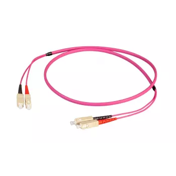 EFB Elektronik Duplex Jumper SC-SC 50/125µ OM4 LSZH Erika Violet Flat Twin 3x5mm 7.5m O0318FT.7,5