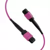 EFB Elektronik MTP-F/MTP-F 48 gijų matricinis pataisos kabelis OM4, LSZH Erika Violet, Code A, 25m MTPF48MTPFOM4-25-A