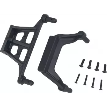 Reely RE-5690556 kėbulo tvirtinimo rinkinys 1:10 RC automobiliams (4 laikikliai, 8 spaustukai, juodi)