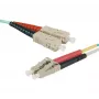 EXERTIS CONNECT šviesolaidinis komutacinis kabelis, 50/125 µm, OM3, SC Duplex į LC Duplex, turkio spalvos, 4,0 m