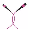 MPO-PLUS (F) į MPO-PLUS (F) šviesolaidinis sujungimo kabelis, OM4, 8 pluoštai, Type B, LSZH, Erika-Violet, 10 m MPOF8MPOFOM4-10