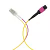 EFB Elektronik MPOF12LCOM4-5 MPO-PLUS (F) į LC Duplex magistralinis kabelis, OM4, 12 skaidulų, Type B, LSZH, Erika Violet, 5 m
