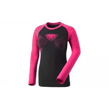 SALEWA Women's Dynafit Speed Dryarn Long Sleeve Tee - Pink Glo