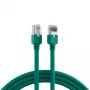 EFB-Elektronik RJ45 komutacinis kabelis Cat.5e SF/UTP LSZH Draka UC300 TM11 žalias 7,5m K8013.7,5