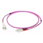 EFB Elektronik Duplex Jumper LC-SC 50/125µ OM4 LSZH Erika Violet Flat Twin 3x5mm 7,5m O0323FT.7,5