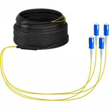 EFB Elektronik Trunkkabel U-DQ ZN BH OS2 4E 1x4 SC-SC 20m Dca LSZH optinis kabelis - 20 m O8301S20OS2