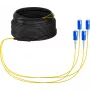 EFB Elektronik Trunkkabel U-DQ ZN BH OS2 4E 1x4 SC-SC 20m Dca LSZH optinis kabelis - 20 m O8301S20OS2