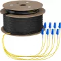 EFB Elektronik magistralinis kabelis U-DQ ZN BH OS2 8E 1x8 LC-LC 150m Dca LSZH - 150 m (O8322S150OS2)