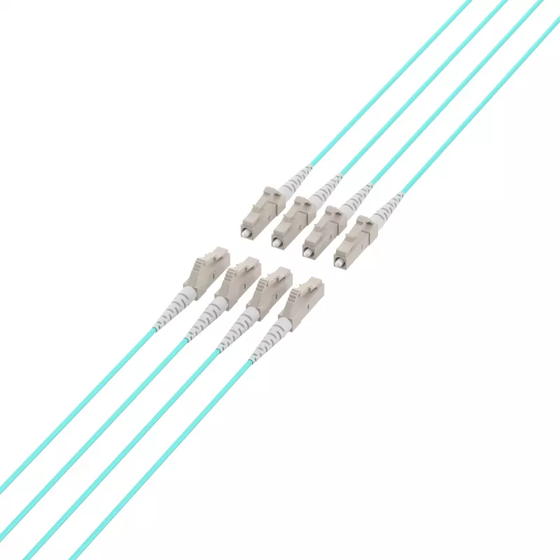 EFB Elektronik magistralinis kabelis U-DQ ZN BH OM3 8G 1x8 LC-LC 130m Dca LSZH - 130 m O8322S130OM3