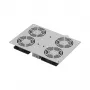 EFB Elektronik PEL-LFD04ET.GR stogo ventiliatorių blokas 19 inch spintoms, 1080 m³/h, pilkas