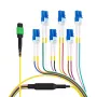 EFB Elektronik MPO-PLUS/APC(F)-LC magistralinis kabelis OS2 12 šviesolaidžių Type B LSZH geltonas 3m MPOF12LCOS2-3