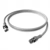 ZVK GmbH EasyLan PushPull Cat 6 STP komutacinis kabelis, RJ-45 male to RJ-45 male, 1 m, pilkas, liejamas snagless CPP1OACACA0010