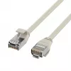 EFB-Elektronik RJ45 tinklo kabelis Cat.6A U/FTP TPE 4mm Ultraflex pilkas 1,5m K5547GR.1,5