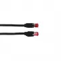 EFB Elektronik Cat.7 S/FTP LSZH tinklo kabelis, RJ45, 1,5 m, juodas K0700SW.1,5