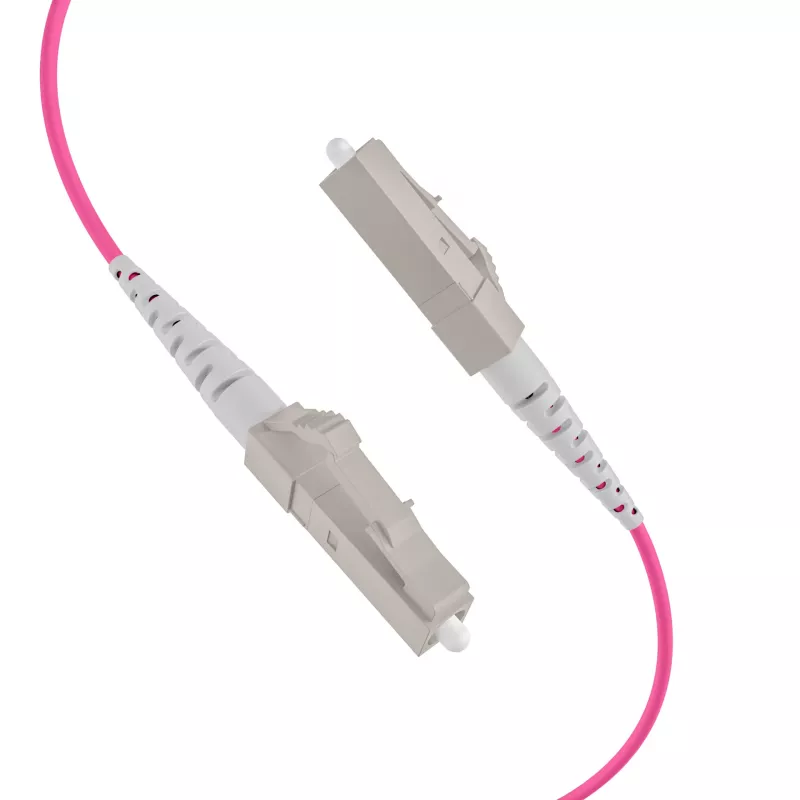 EFB Elektronik OM4 daugiamodis šviesolaidinis magistralinis kabelis U-DQ ZN BH, 8 pluoštai, LC-LC, 160 m, LSZH, akvamarino spalvos, Dca O8322S160OM4