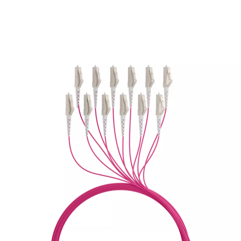 EFB Elektronik magistralinis kabelis U-DQ ZN BH OM4 12G 1x12 LC-LC 150m Dca LSZH - 150 m (O8342S150OM4)