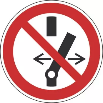 HEIN Industrieschilder draudžiamasis ženklas „Neįjunkite“ ASR/ISO magnetinė plėvelė apvalus 100mm (27546)