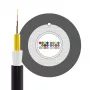 INFRALAN A-DQ(ZN)B2Y OS2 24E (1x24) Fca 2000N juodas 5,8 mm G657A1 lauko optinis kabelis, 24 skaidulos, 2000 N tempimo jėga, laisvosios vamzdelio konstrukcijos, PE apvalkalas A24S2F1