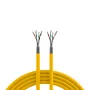 INFRALAN Cat.7A 1250 AWG22 S/FTP 4P CPR Dca 25Gbit/s ready rapsų geltonumo RAL1021, 100m 999833.100-CPR