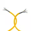 INFRALAN Cat.7A 1250 AWG22 S/FTP 4P CPR Dca 25Gbit/s ready rapsų geltonumo RAL1021, 100m 999833.100-CPR