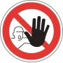 HEIN Industrieschilder 2209 draudžiamasis ženklas - pašaliniams asmenims įeiti draudžiama, plastikinis, 200 x 300 mm, ASR A1.3/DIN EN ISO 7010